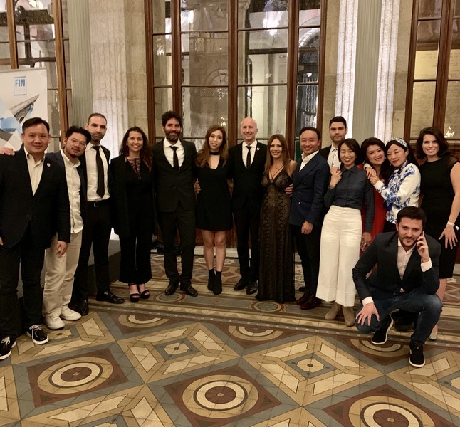 Writer & TV Host Karen Boustany representing Lebanon amongst 42 countries at FIN in Portugal.